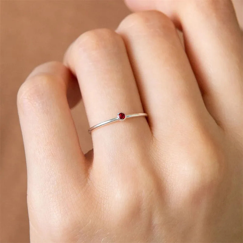 Goldring Mit Edelstein - GemRing 