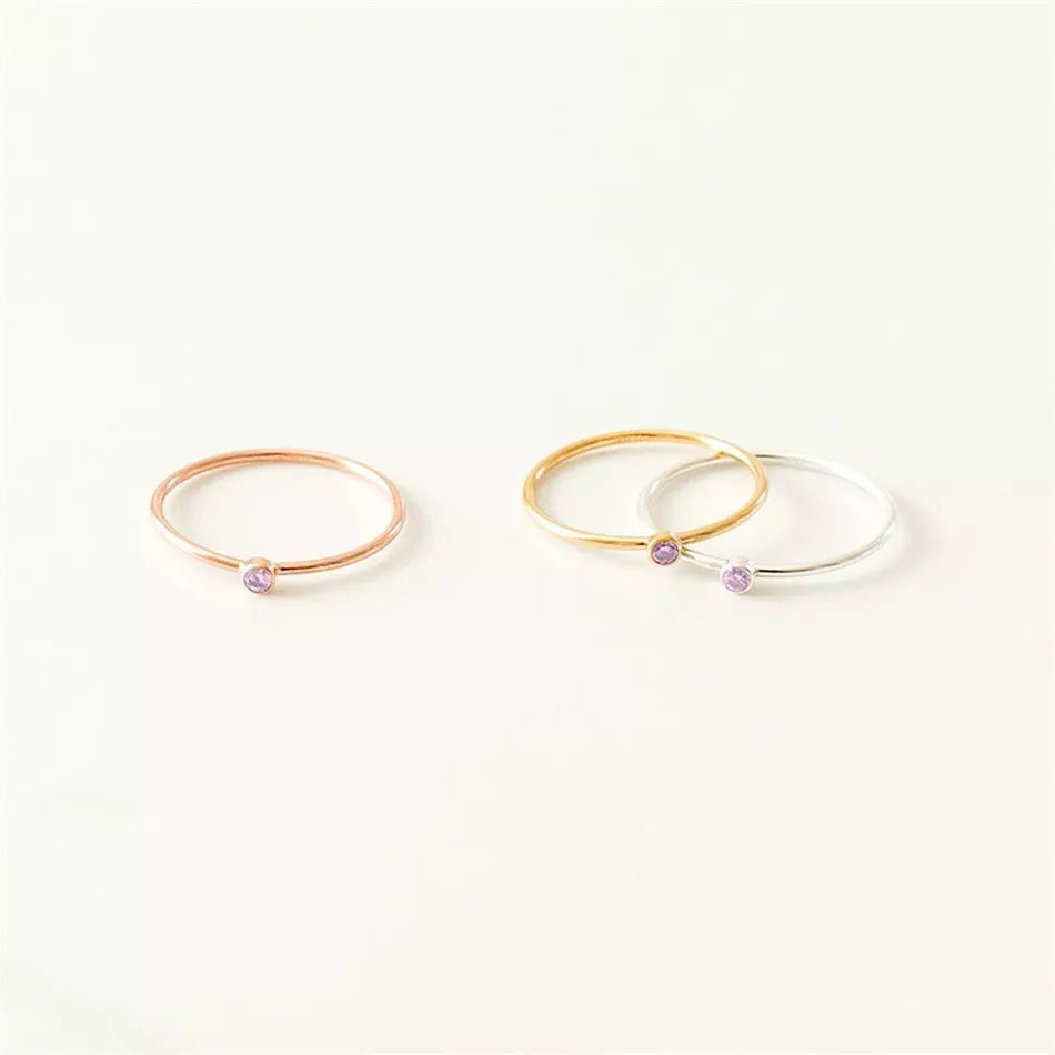 Goldring Mit Edelstein - GemRing 