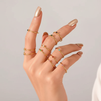 Goldring Mit Edelstein - GemRing 