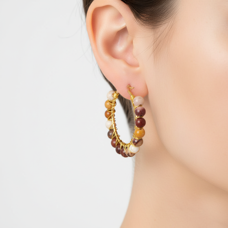 Große Creolen Aus Kristall - CrystalHoops 