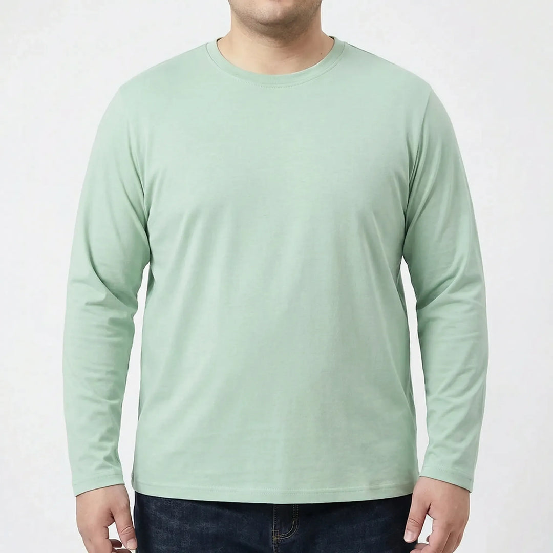 Große Größen Slim Fit Langarmshirt für Herren - Kurt
