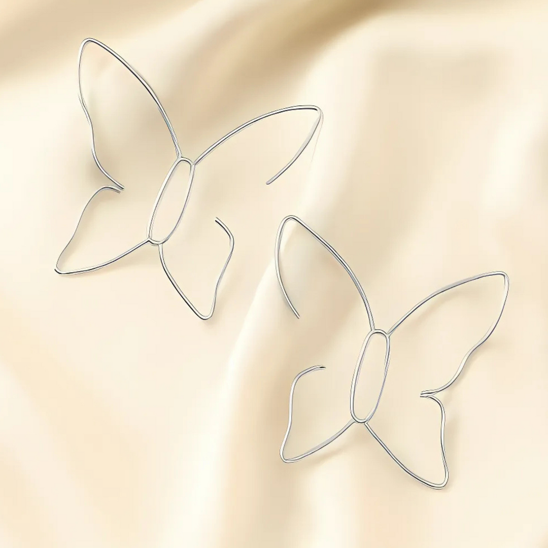 Große Schmetterlingsohrringe - ButterflyEarring 