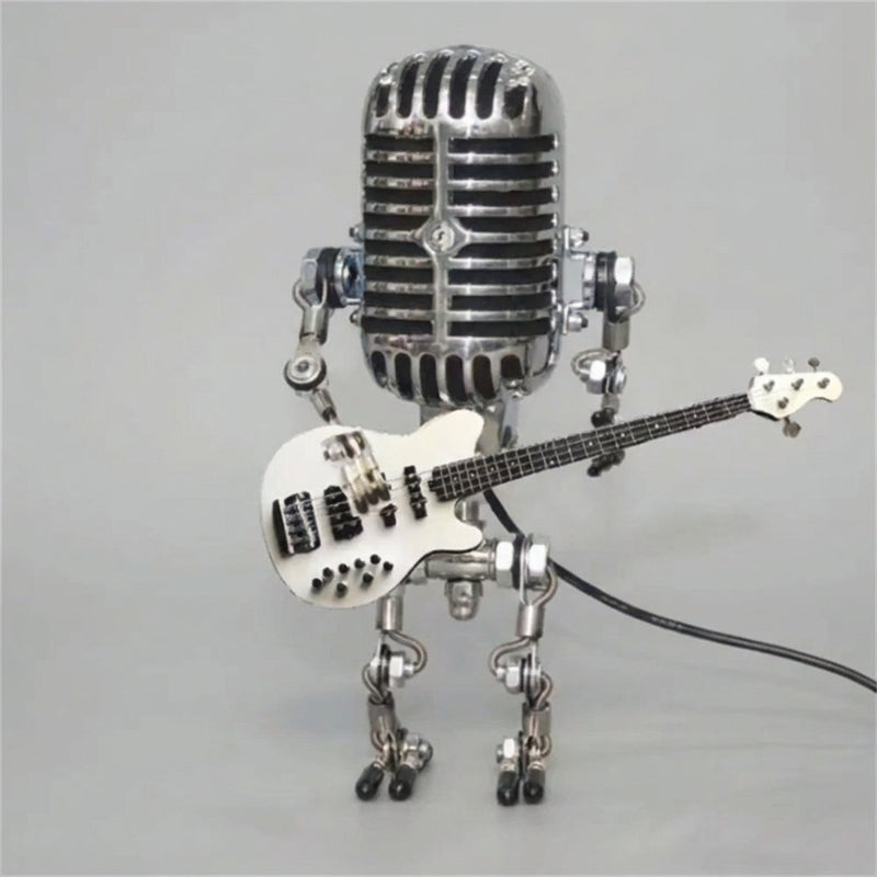 Guitar Themed Table Lamp -  StrumBot