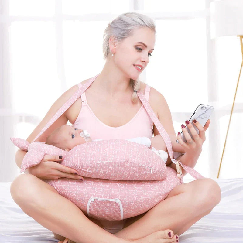 Ergonomisches Stillkissen für Mütter und Babys – MilchMoment
