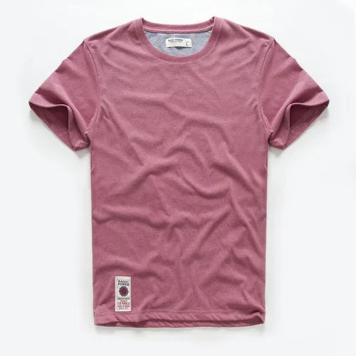 Klassisches Baumwoll-T-Shirt mit zeitlosem Look – Victor