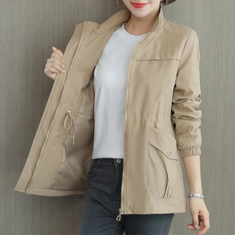 Damen Übergangsjacke mit Stehkragen – Marielle