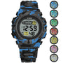 Wasserdichte digitale Kinderarmbanduhr mit LED-Display – Livano