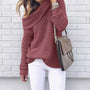 Damen Off-Shoulder Strickpullover – Selina