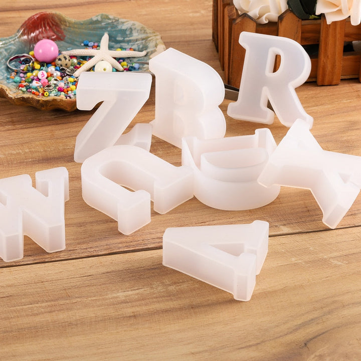 3D Silikonform zum Gießen von Schokoladenbuchstaben – BackSpaß (1+1 Gratis)