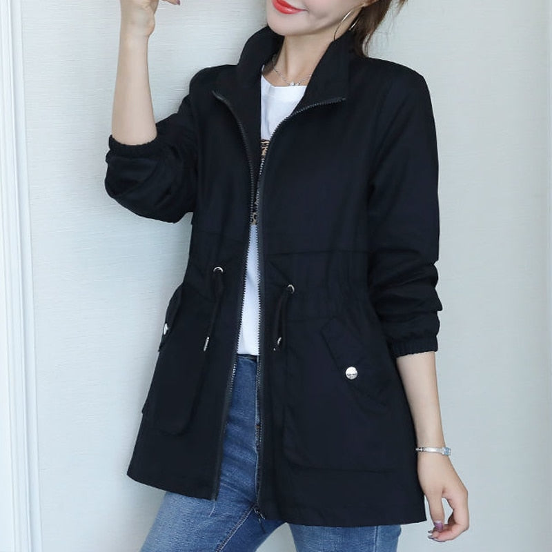 Damen Übergangsjacke mit Stehkragen – Marielle