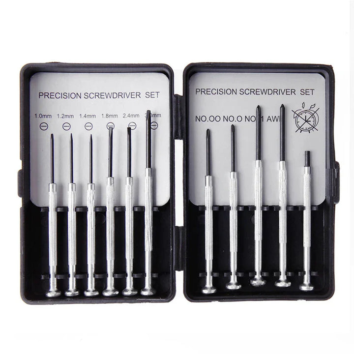 11-teiliges Mikro-Präzisionsschraubendreher-Set mit Tragetasche – Craftix