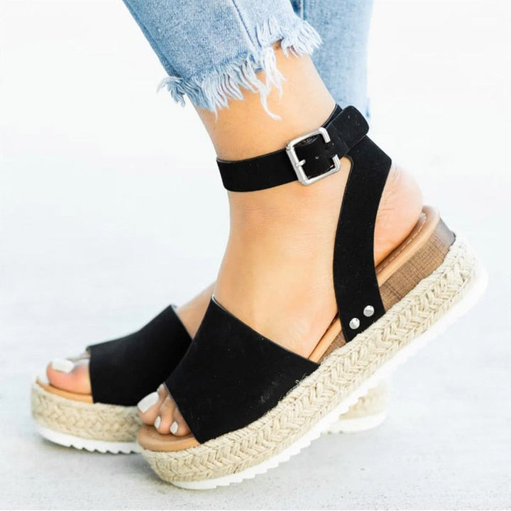 Trendige Damen High Heel Sandalen mit Reißverschluss – Leona