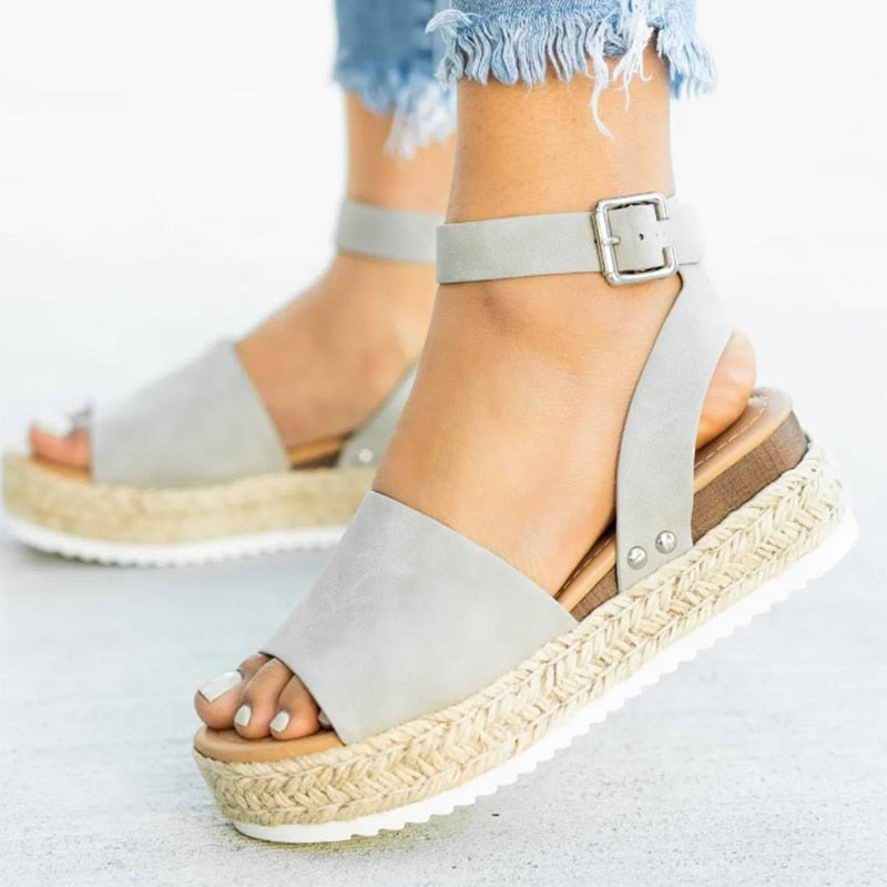 Trendige Damen High Heel Sandalen mit Reißverschluss – Leona