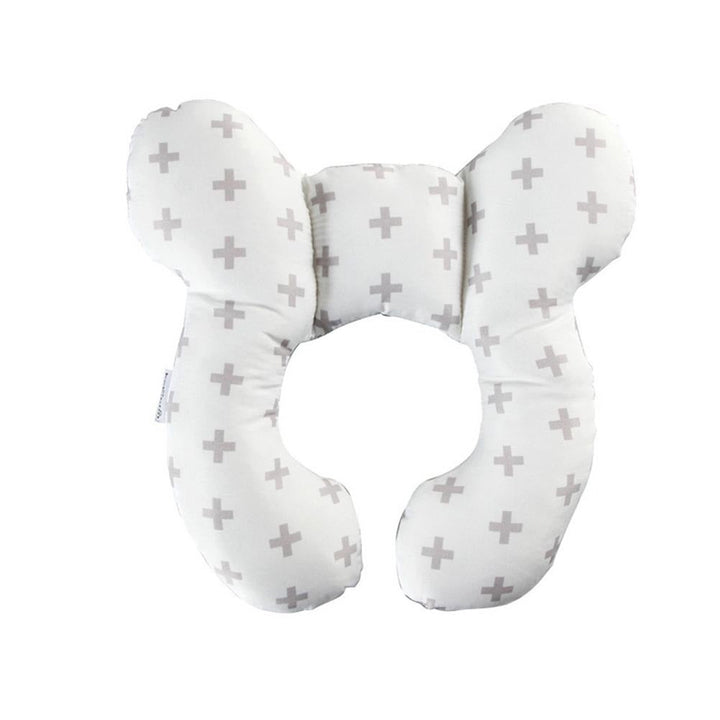 U-förmiges Baby-Nackenkissen für Reisen und Kinderwagen – Kuschelstütze
