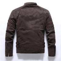Herren-Bikerjacke mit Stehkragen – Rafael Herbstedition