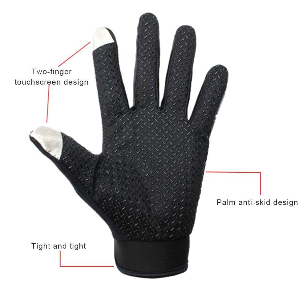 Atmungsaktive wasserdichte Fahrradhandschuhe mit Grip-Fläche – Rivaro