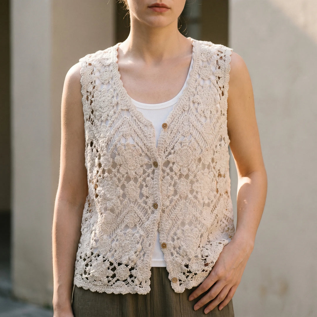 Häkelweste Boho Für Den Sommer -  Jana