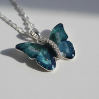 Halskette Mit Schmetterlingsmotiv - Butterfli 