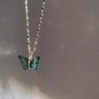 Halskette Mit Schmetterlingsmotiv - Butterfli 