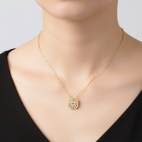 Halskette Mit Zirkonia - DiamondWings 