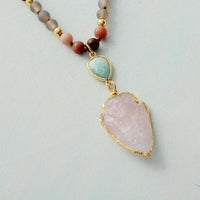 Handgefertigte Edelsteinkette - ProtectionAmulet 