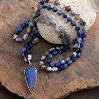 Handgefertigte Edelsteinkette - ProtectiveMala 