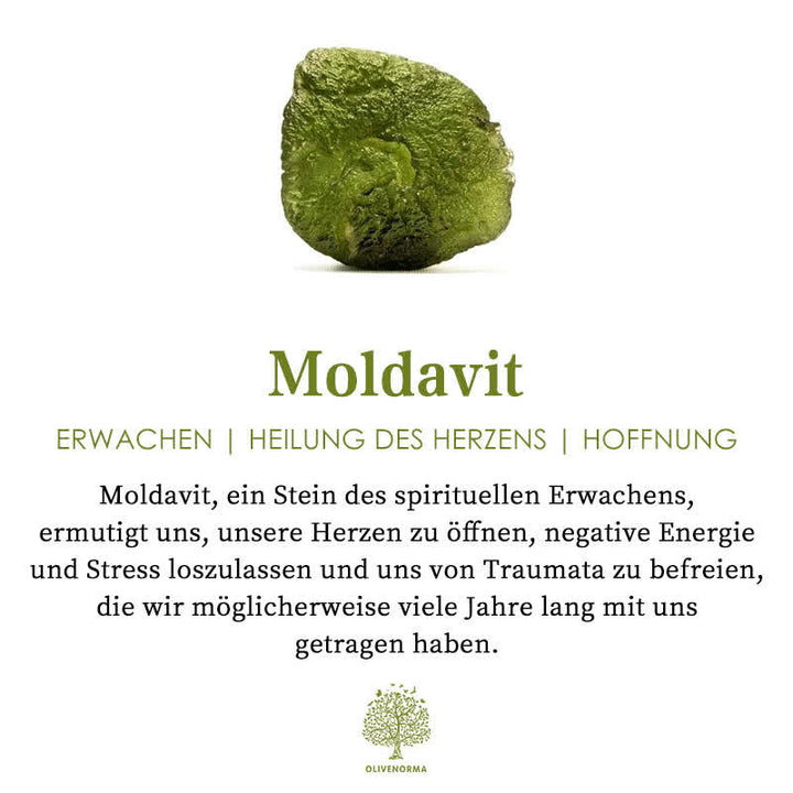Handgefertigte Halskette - MoldaviteLux 