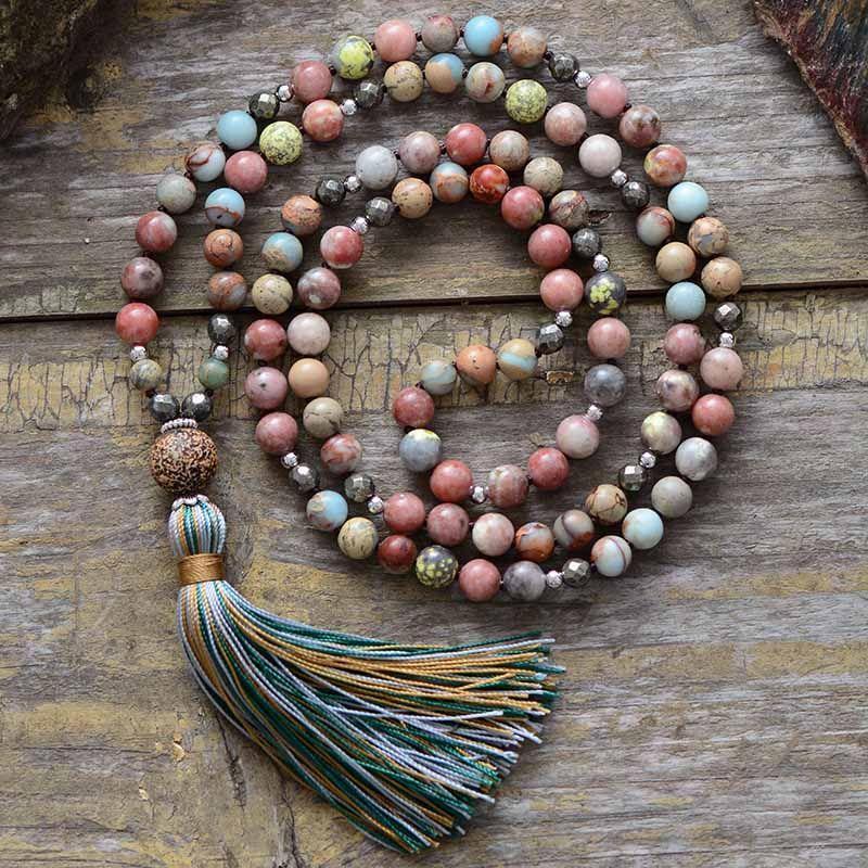 Handgefertigte Mala Kette - HeartMala 