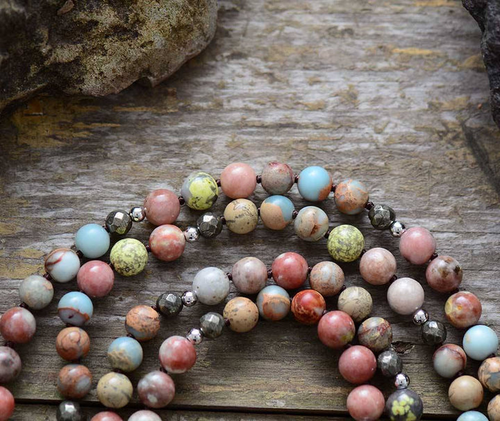 Handgefertigte Mala Kette - HeartMala 