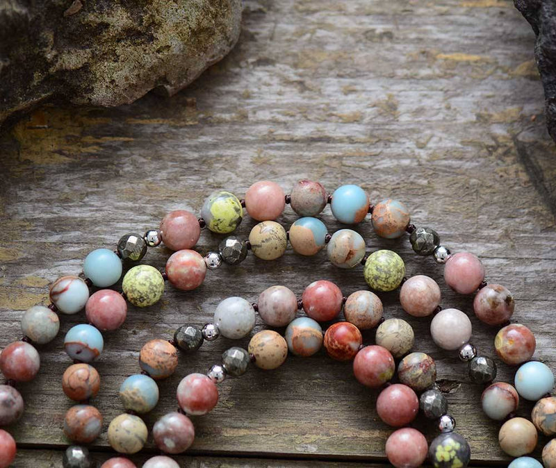 Handgefertigte Mala Kette - HeartMala 
