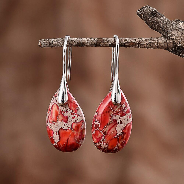 Handgefertigte Teardrop-Ohrringe - HarmonyEarring 