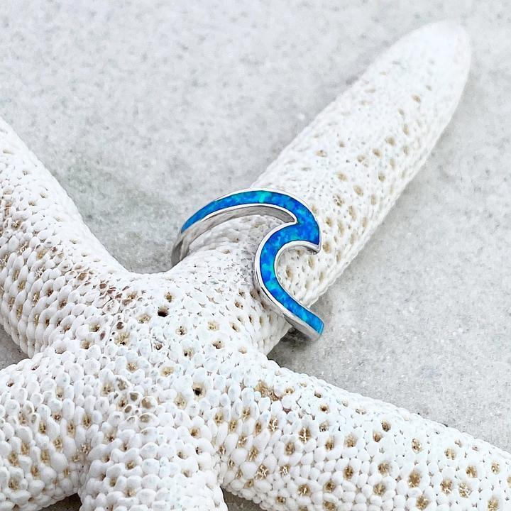 Handgefertigter Silberring - OceanRing 