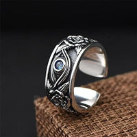Handgefertigter Silberring - ProtectionRing 