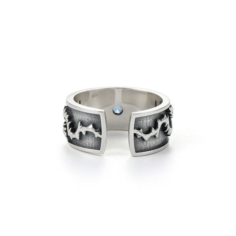 Handgefertigter Silberring - ProtectionRing 