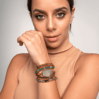 Handgefertigtes Wickelarmband - HarmonyBand 