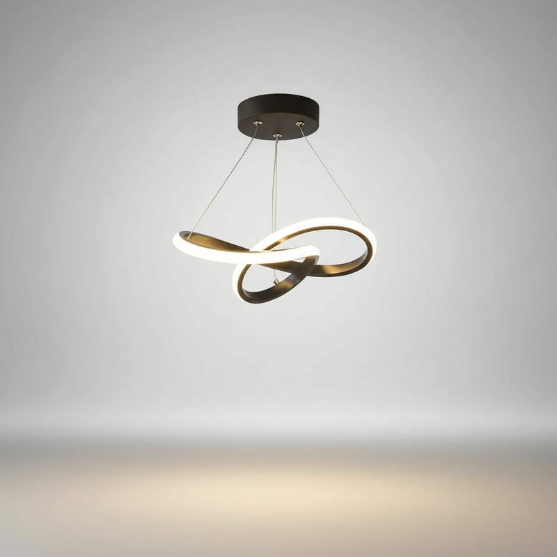 Hängende Wellenförmige Lampe - HaloWeave