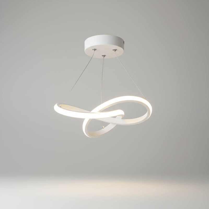 Hängende Wellenförmige Lampe - HaloWeave