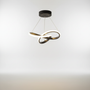 Hängende Wellenförmige Lampe - HaloWeave