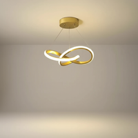 Hängende Wellenförmige Lampe - HaloWeave