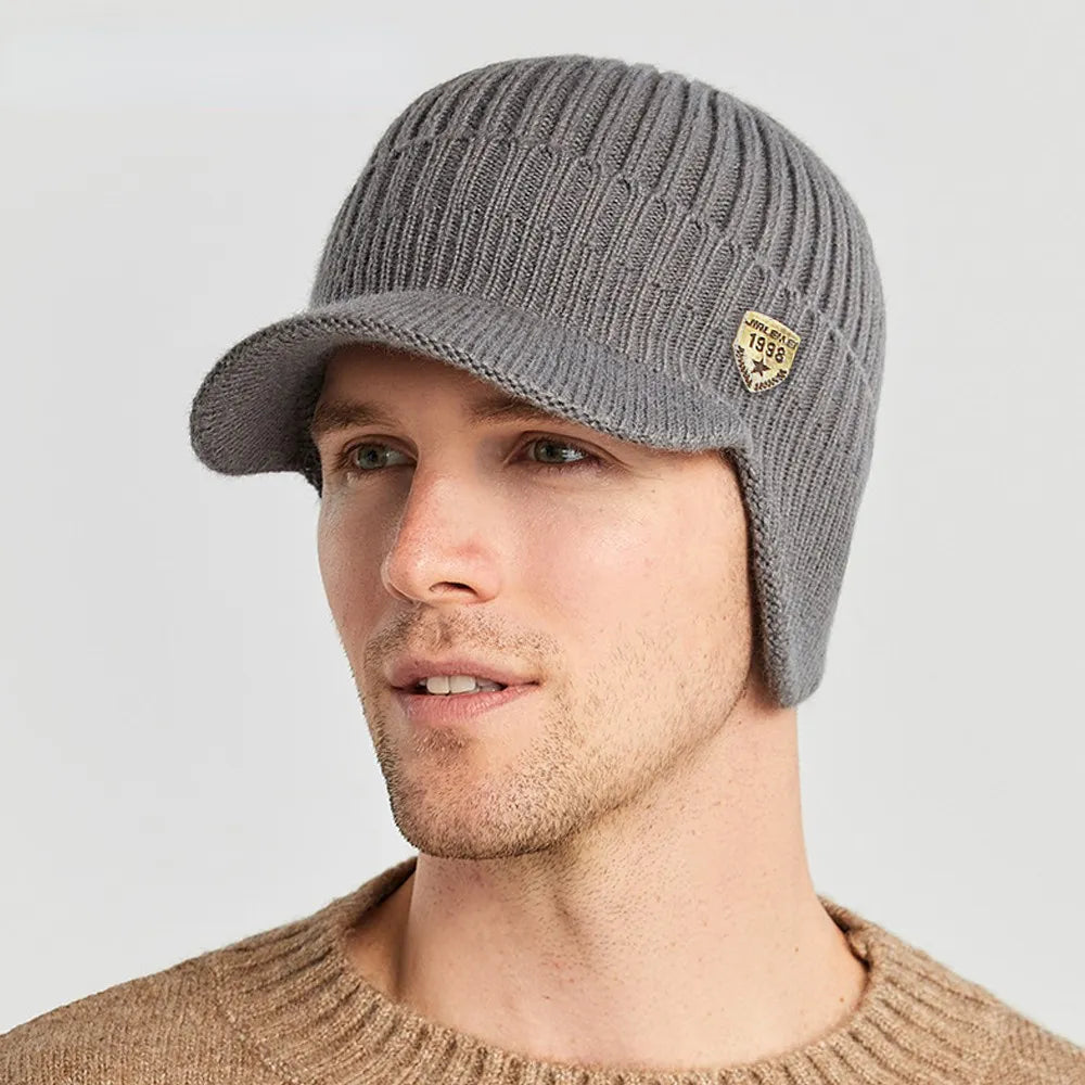 Herren Strickmütze mit Ohrenklappen – Kian
