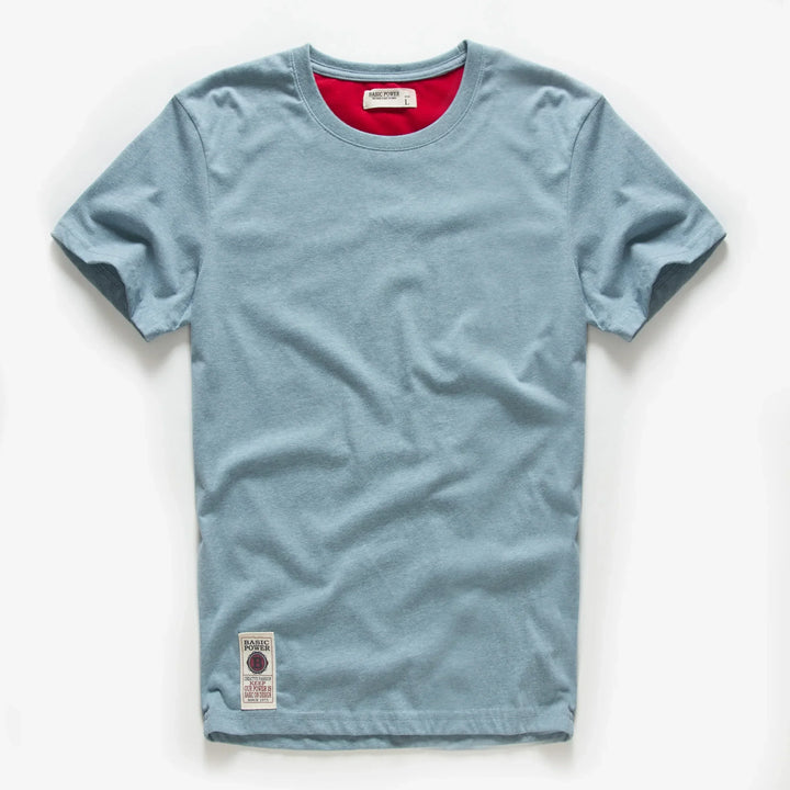 Klassisches Baumwoll-T-Shirt mit zeitlosem Look – Victor