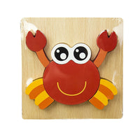 Montessori Lernpuzzle aus Holz – FarbenFreude (1+1 Gratis)