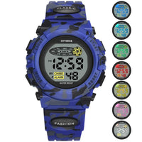 Wasserdichte digitale Kinderarmbanduhr mit LED-Display – Livano