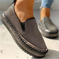 Glitzernde Damen Loafer mit Komfortsohle – Teyla