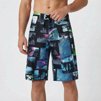 Herren-Boardshorts Mit Grafikprint - Oceaniq