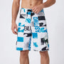 Herren-Boardshorts Mit Grafikprint - Oceaniq
