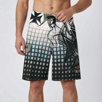 Herren-Boardshorts Mit Grafikprint - Oceaniq