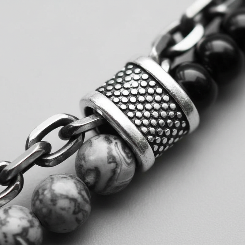 Herrenarmband Aus Jaspis - JasperArm 