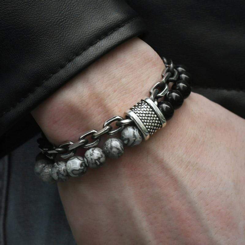 Herrenarmband Aus Jaspis - JasperArm 