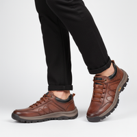 Herrenleder Schuh Mit Schnürverschluss - Marco